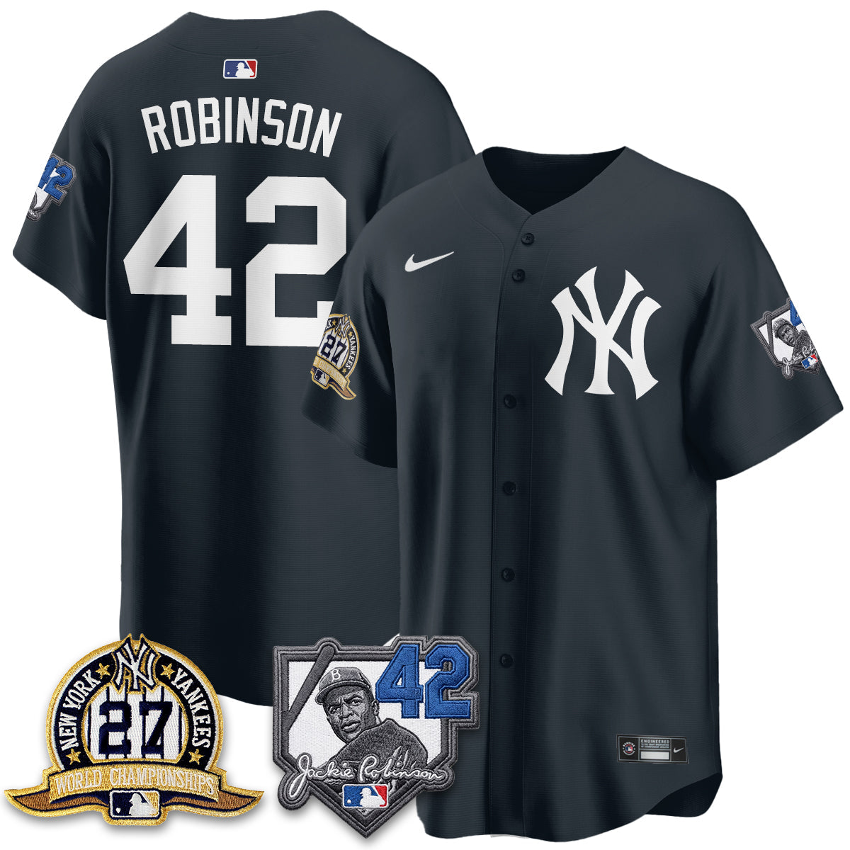 NYY 2026 Jackie Robinson Day Vapor Limited Jersey - All Stitched-DTD