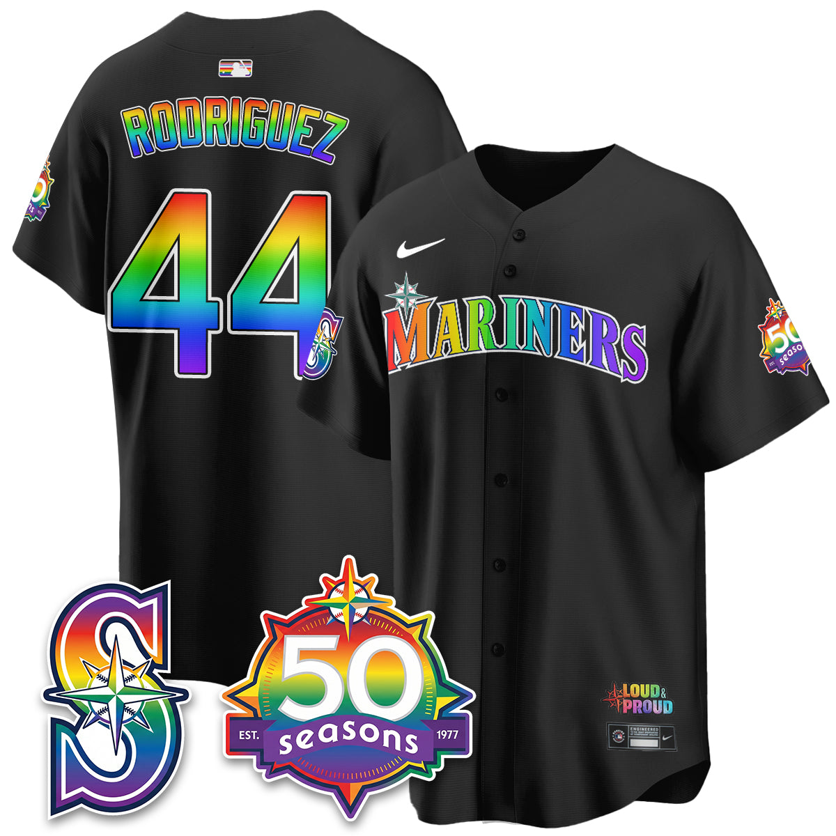 SEA Happy Pride Month Vapor Jersey - Stitched-DTD