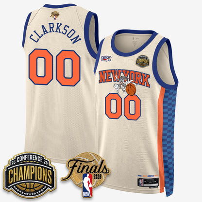 NYK 2026 NBA Eastern Conference Champions x Looney Tunes Vapor Jersey V2- Stitched-DTD
