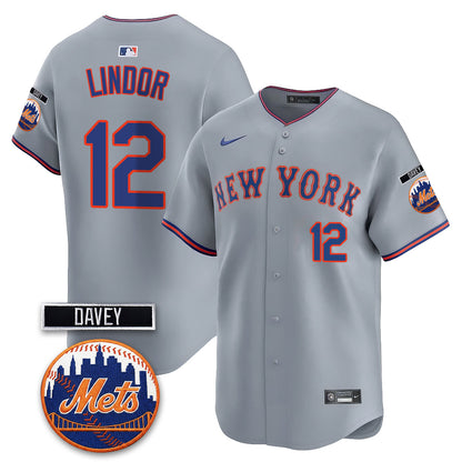 NYM 2026 Davey Johnson Memorial Vapor Limited Jersey - All Stitched-DTD