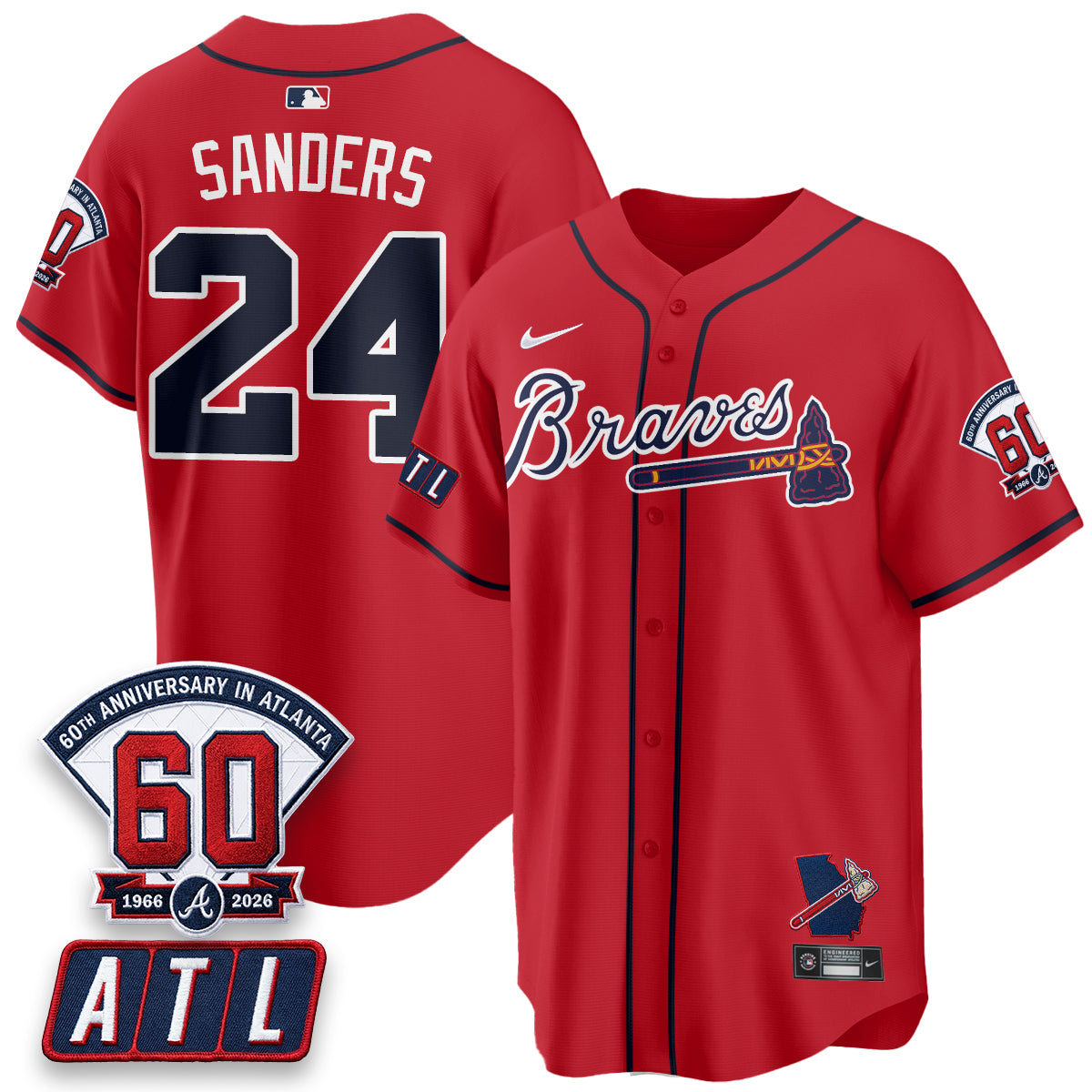 ATL 2026 60th Anniversary Vapor Limited Jersey - All Stitched-DTD