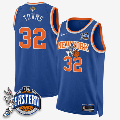 NYK 2026 NBA Finals x Bunny Vapor Jersey - Stitched-DTD