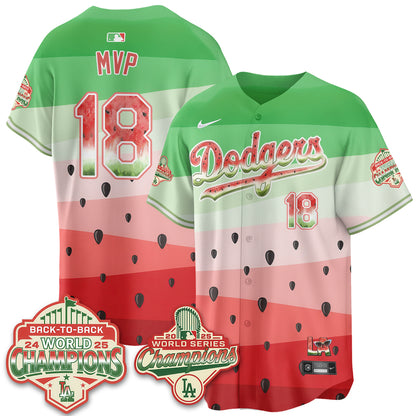 LAD National Watermelon Day Vapor Jersey - Stitched-DTD