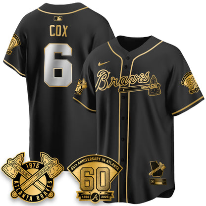 ATL 60th Anniversary Special Edition Vapor Limited Jersey - All Stitched-DTD
