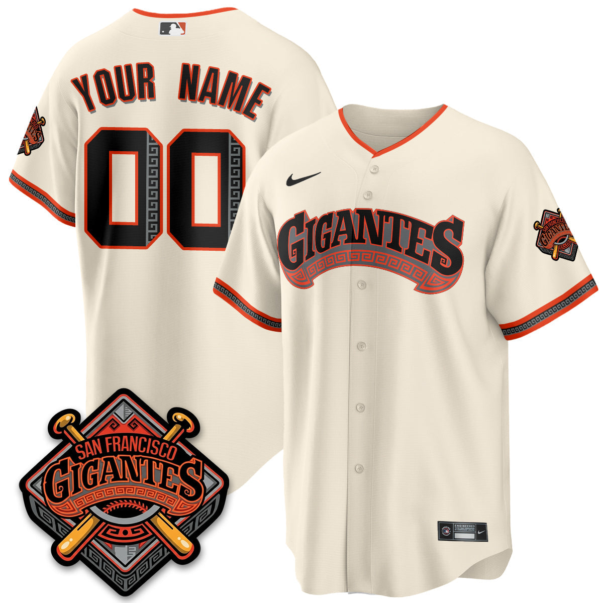 SF GIGANTES Vapor Limited Custom Jersey - All Stitched-DTD