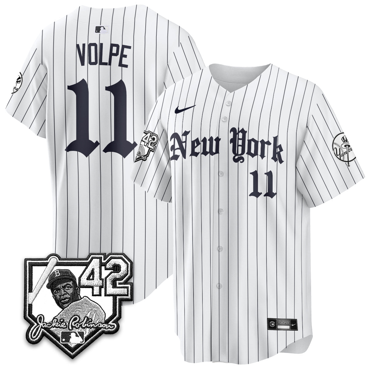 NYY 2026 Jackie Robinson Day Gothic Vapor Limited Jersey - All Stitched-DTD