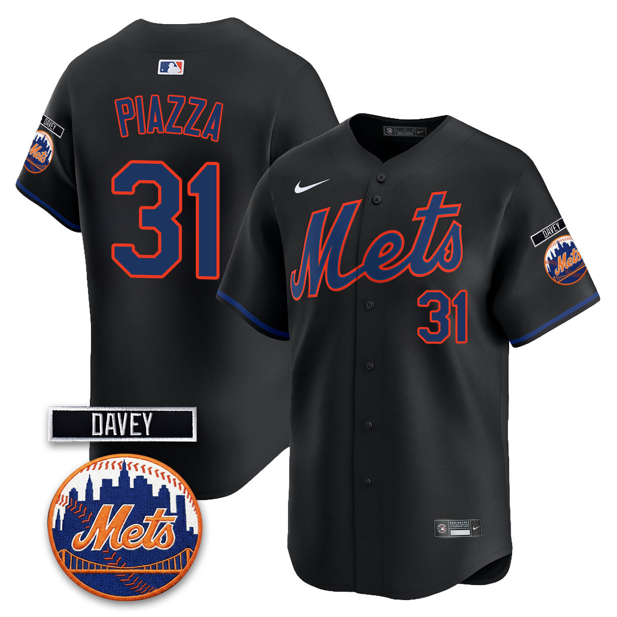 NYM 2026 Davey Johnson Memorial Vapor Limited Jersey - All Stitched-DTD