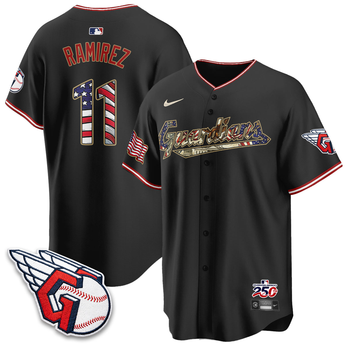 CLE 2026 Independence Day USA Vapor Jersey - Stitched-DTD