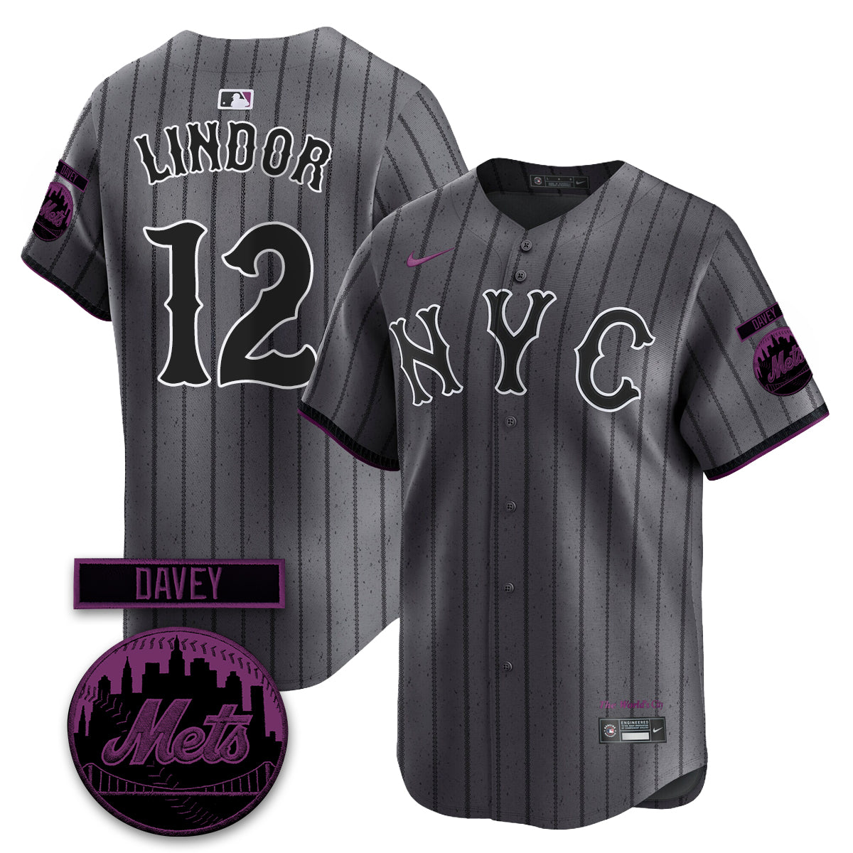 NYM 2026 Davey Johnson Memorial Vapor Limited Jersey - All Stitched-DTD