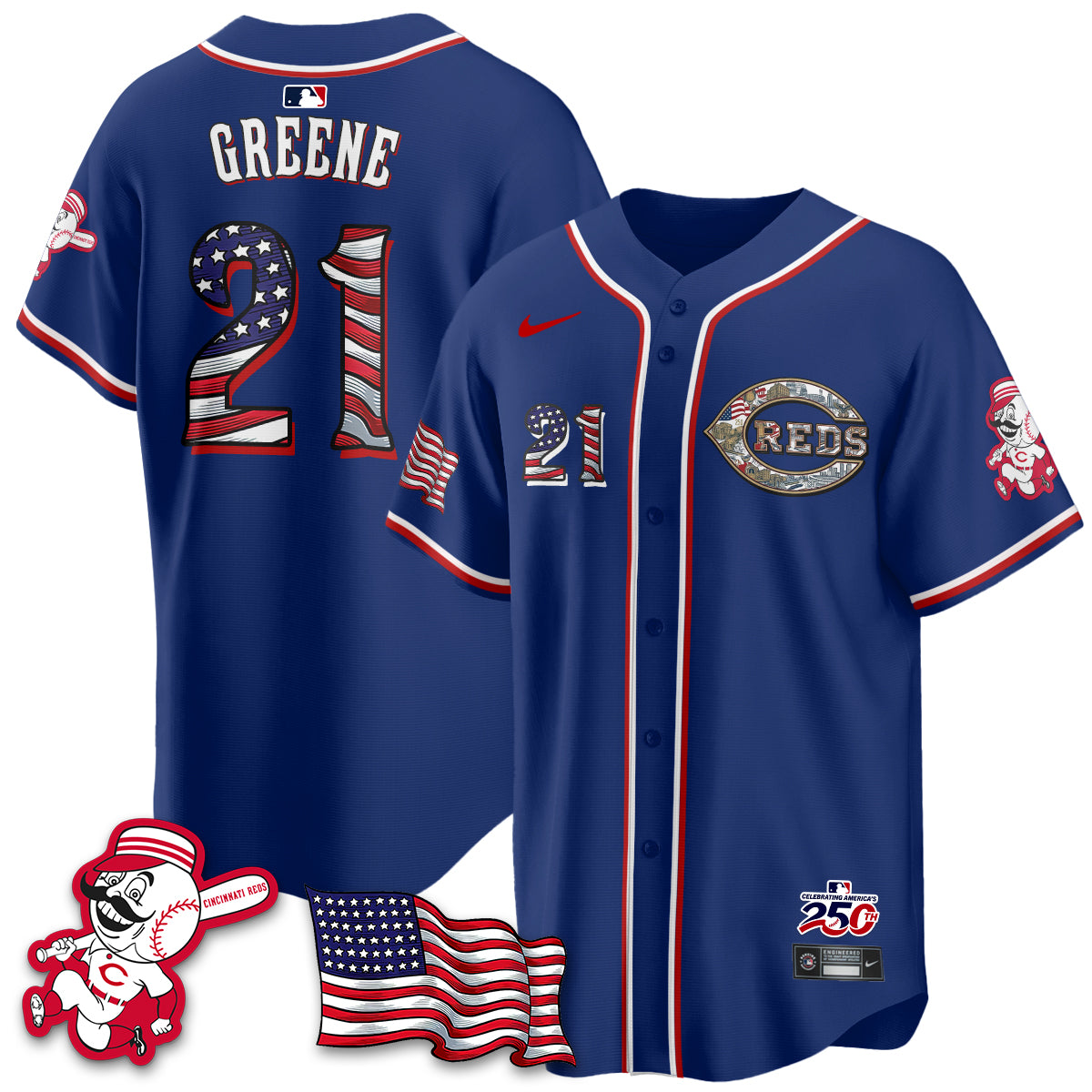 CIN 2026 Independence Day USA Vapor Limited Jersey - Stitched-DTD