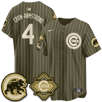 CHC New Era Olive 2026 Armed Forces Day Jersey -All Stitched-DTD