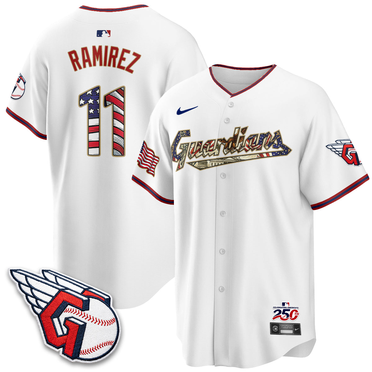 CLE 2026 Independence Day USA Vapor Jersey - Stitched-DTD