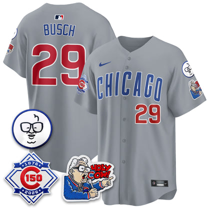CHC 150th Anniversary Harry Caray Holy Cow Vapor Premier Limited Jersey - All Stitched V2-DTD