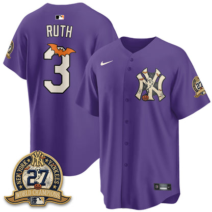 NYY Halloween 2026 Vapor Limited Jersey - Stitched-DTD