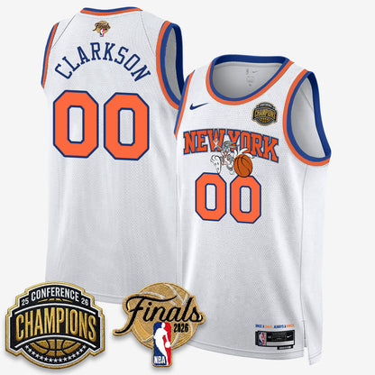 NYK 2026 NBA Eastern Conference Champions x Looney Tunes Vapor Jersey V2- Stitched-DTD