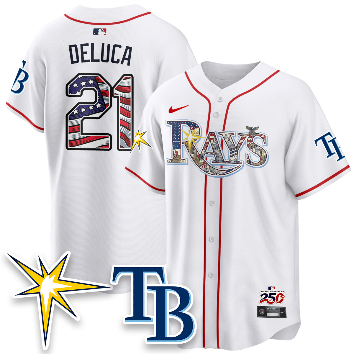 TB Independence Day USA 2026 Vapor Limited Jersey - Stitched-DTD
