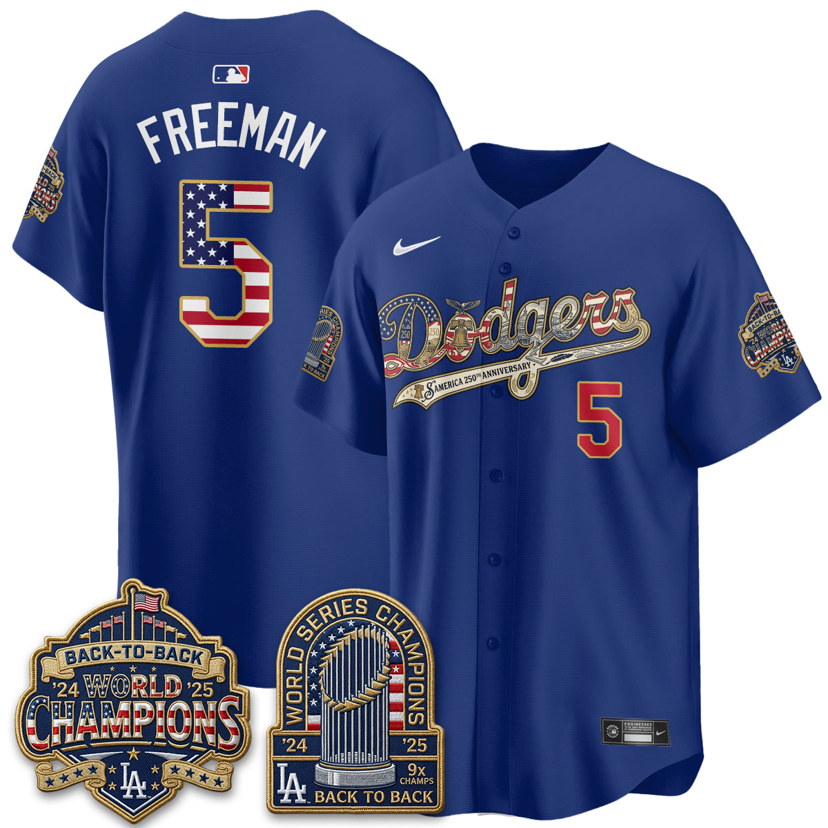 LAD America 250th Anniversary Limited Jersey - Stitched-DTD