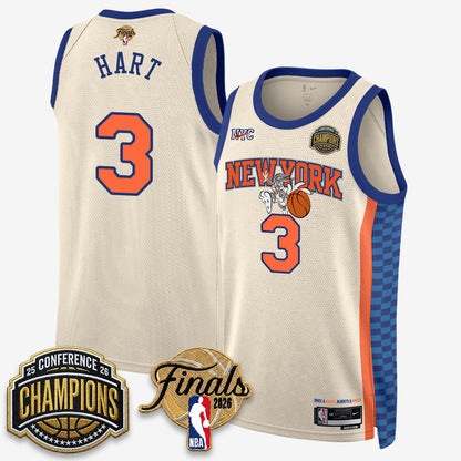NYK 2026 NBA Eastern Conference Champions x Looney Tunes Vapor Jersey V2- Stitched-DTD
