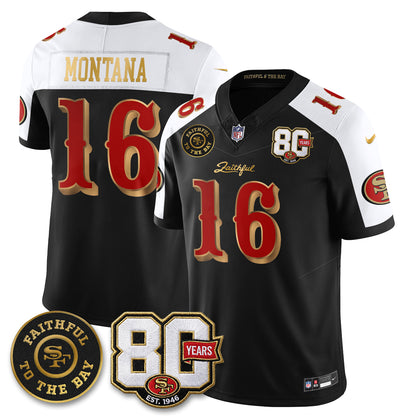 SF “Rivalries” Vapor Limited Jersey - Faithful To The Bay Patch - All Stitched-DTD