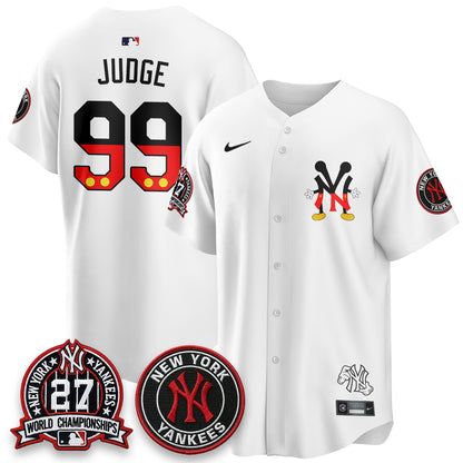 NYY x Mouse Vapor Limited Jersey - Stitched-DTD