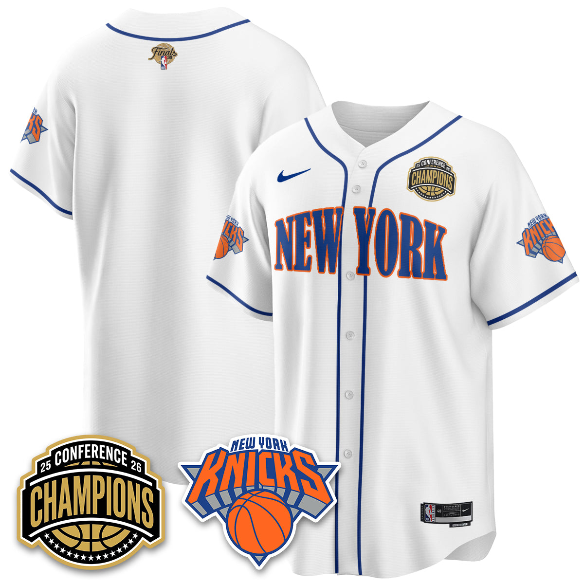 NYK 2026 NBA Finals Vapor City Edition Jersey V2- Stitched-DTD