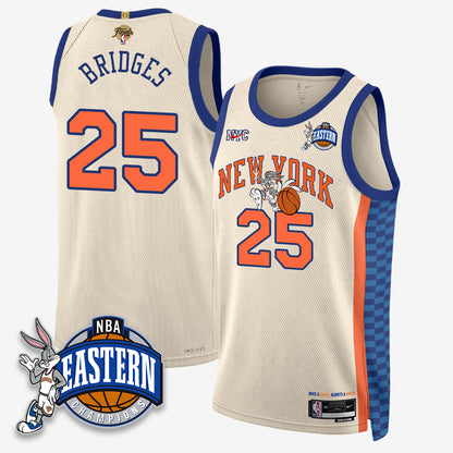 NYK 2026 NBA Finals x Bunny Vapor Jersey - Stitched-DTD