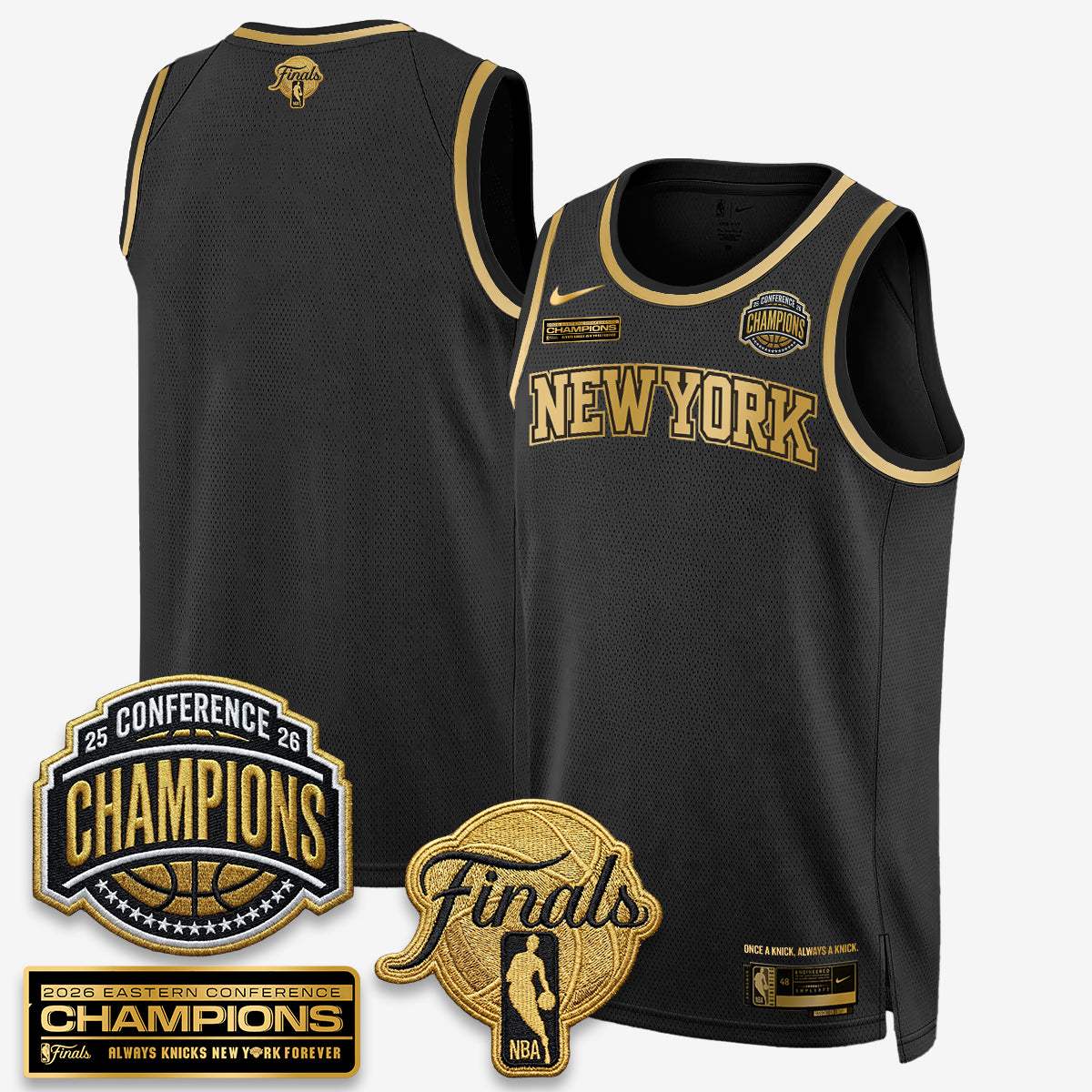 NYK 2026 NBA Eastern Conference Champions Vapor Special Edition Jersey - Stitched-DTD