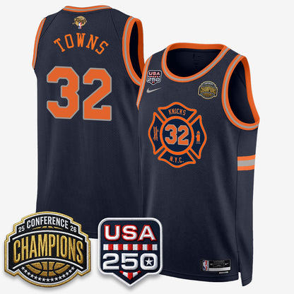 NYK 2026 NBA Eastern Conference Champions City Edition Jersey - Stitched-DTD