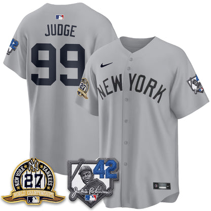 NYY 2026 Jackie Robinson Day Vapor Limited Jersey - All Stitched-DTD