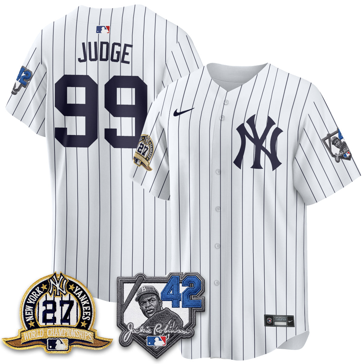 NYY 2026 Jackie Robinson Day Vapor Limited Jersey - All Stitched-DTD