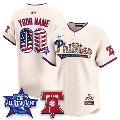 PHI 2026 Independence Day USA Vapor Limited Custom Jersey - Stitched-NQD