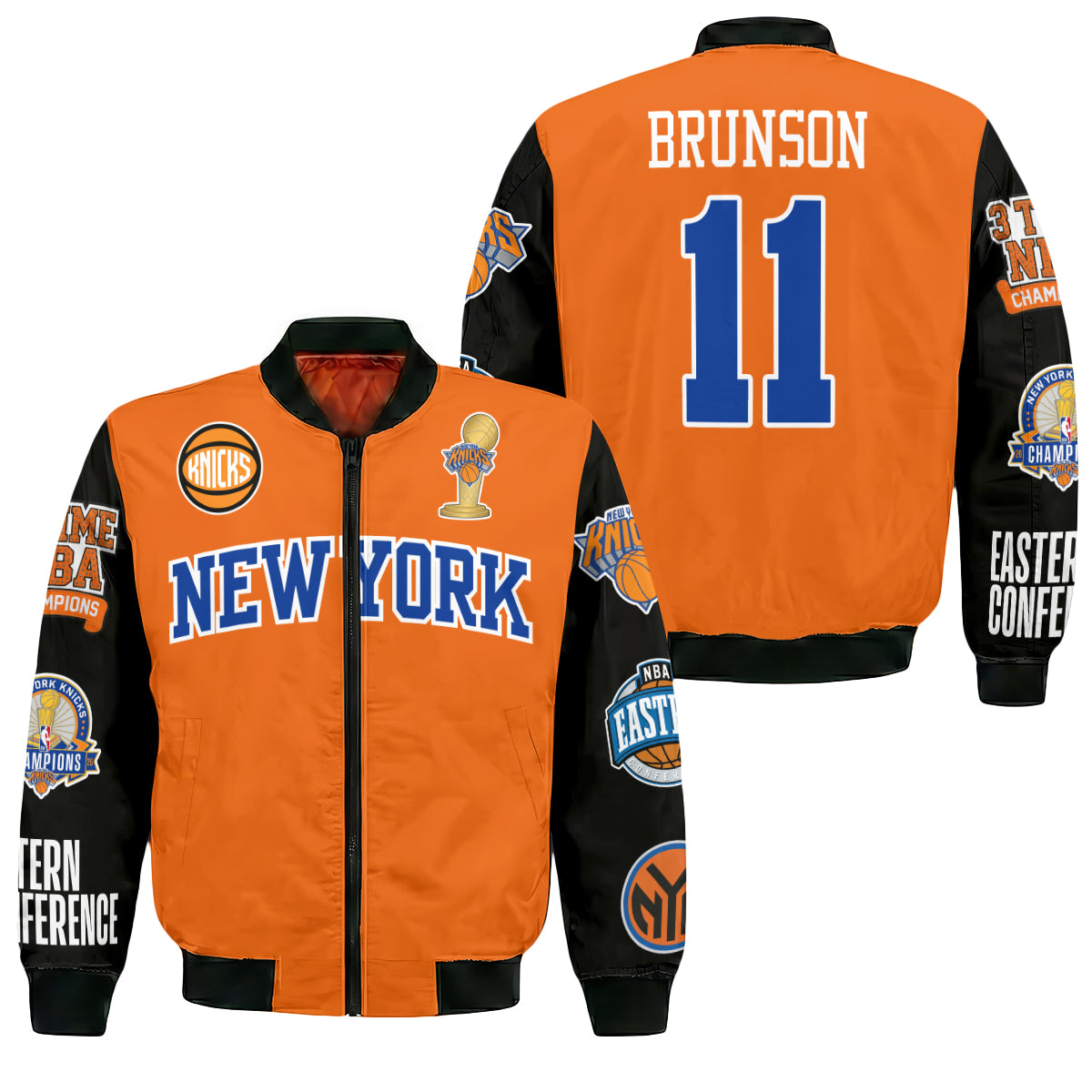 NYK 2026 NBA Finals Champions Limited Edition Bomber Jacket - Printed-DTD