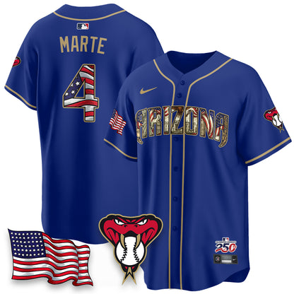 ARI 2026 Independence Day USA Vapor Limited Jersey - Stitched-DTD