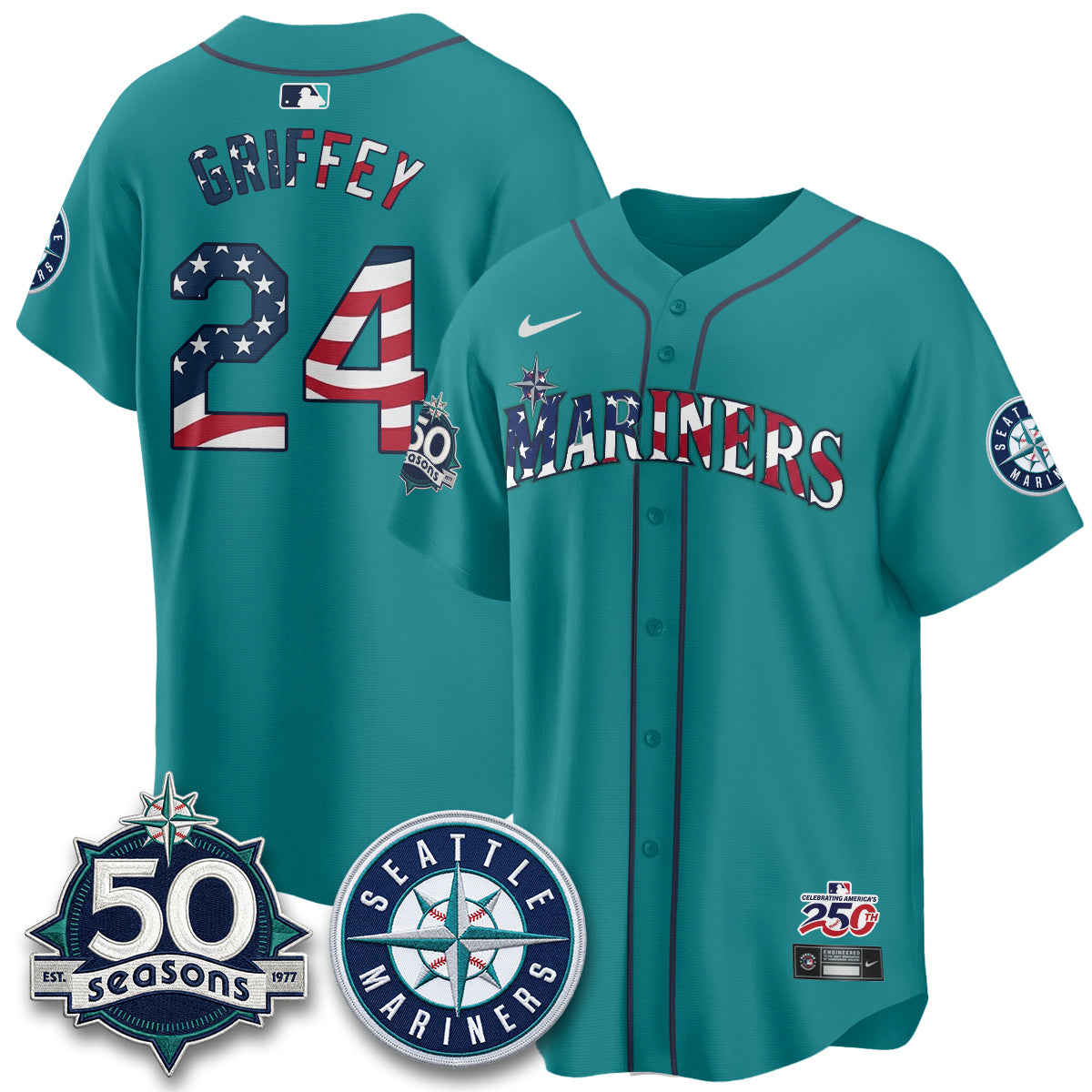 SEA Americana 2026 Vapor Limited Jersey - Stitched-DTD