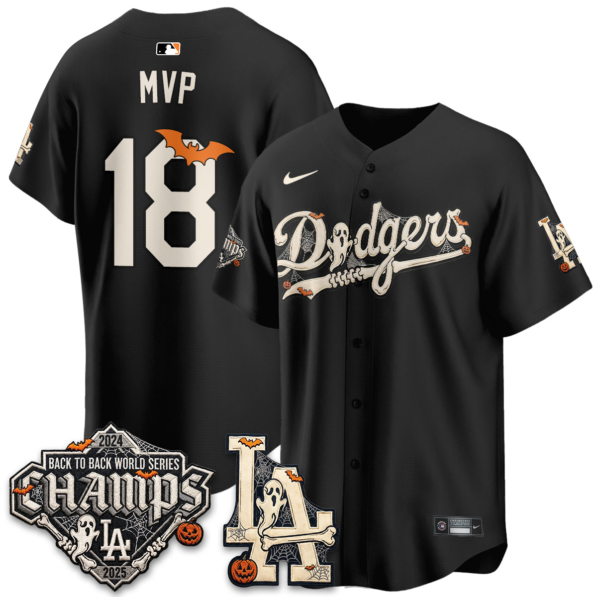 LAD Halloween 2026 Vapor Jersey - Stitched-DTD