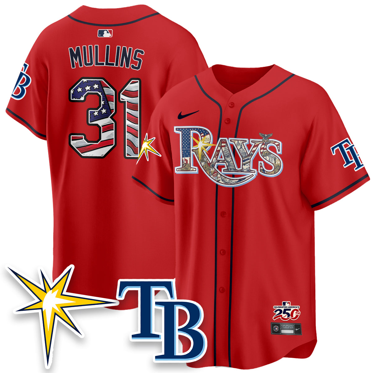 TB Independence Day USA 2026 Vapor Limited Jersey - Stitched-DTD