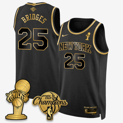 NYK 2026 NBA Champions Gold Edition Vapor Jersey - Stitched-DTD