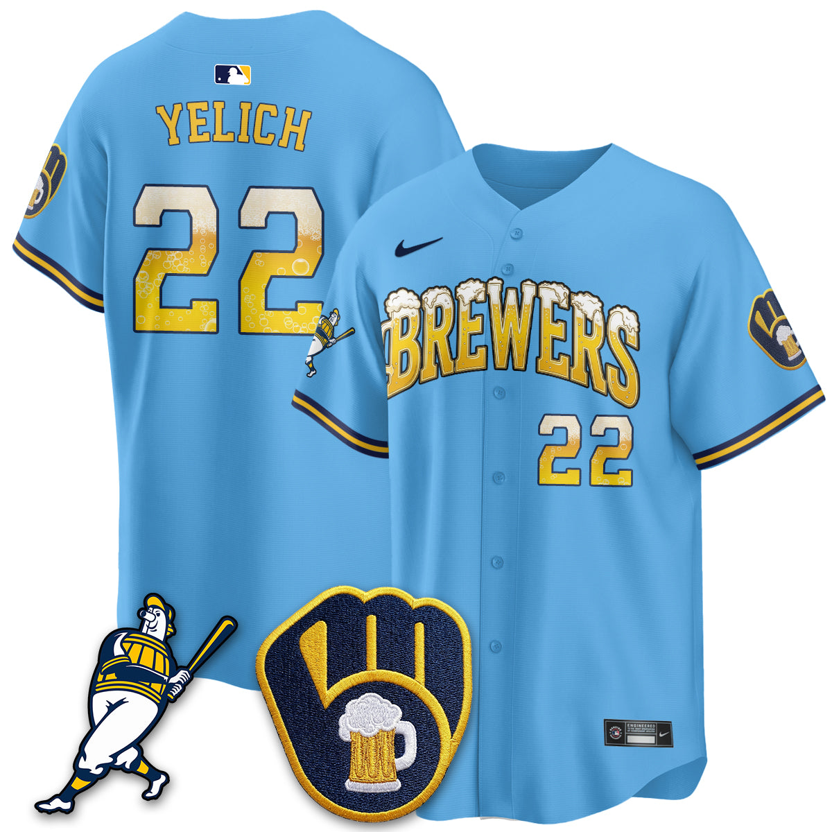 MIL "Pitcher & Pint" Edition Vapor Limited Jersey - Stitched-DTD