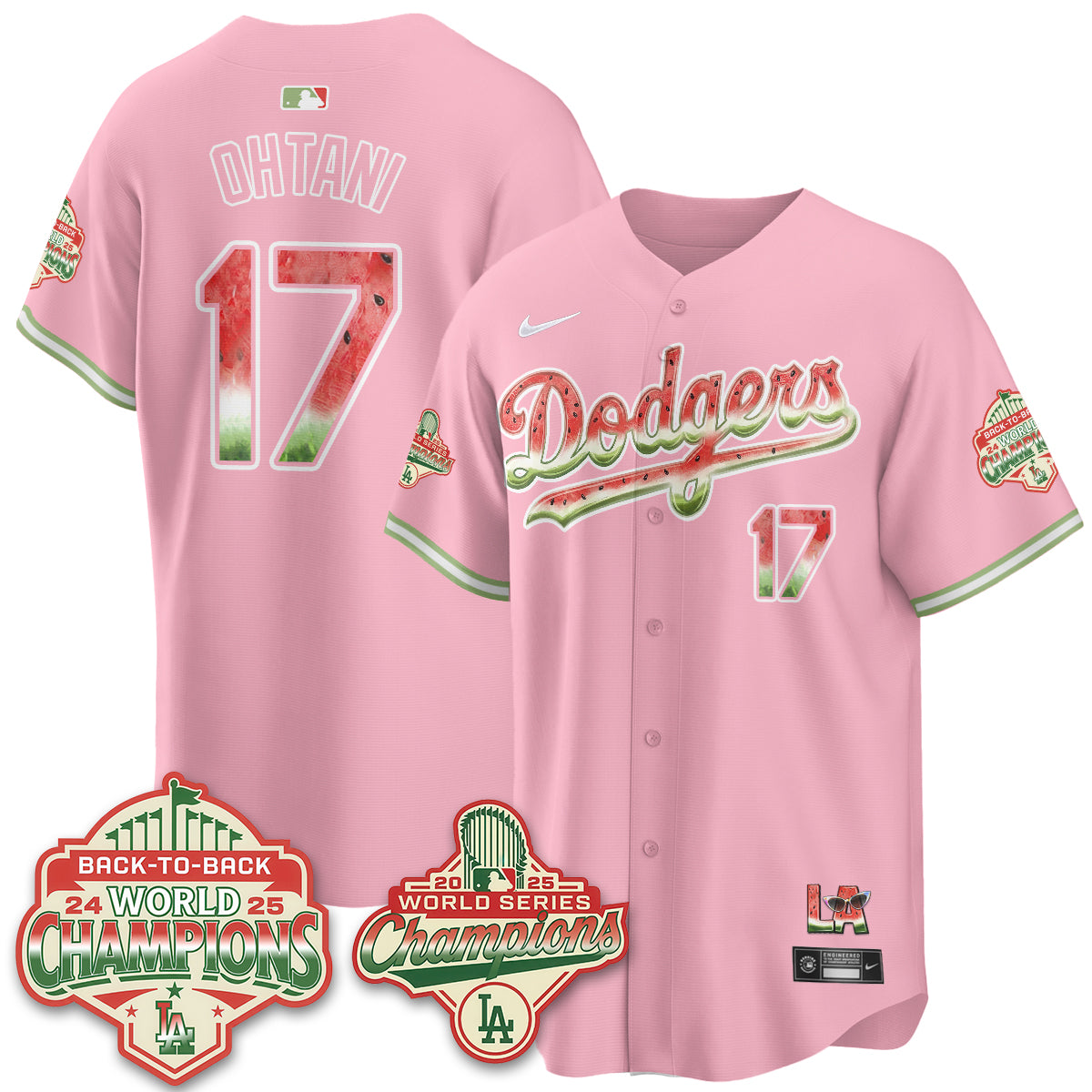 LAD National Watermelon Day Vapor Jersey - Stitched-DTD