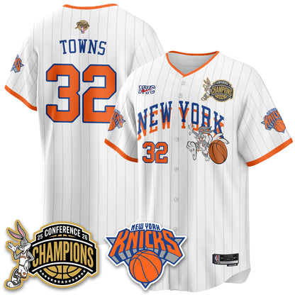 NYK 2026 NBA Finals x Bunny Vapor Jersey V2- Stitched-DTD