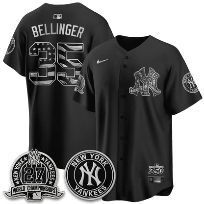 NYY Fourth of July USA Vapor Limited Jersey - Stitched-DTD