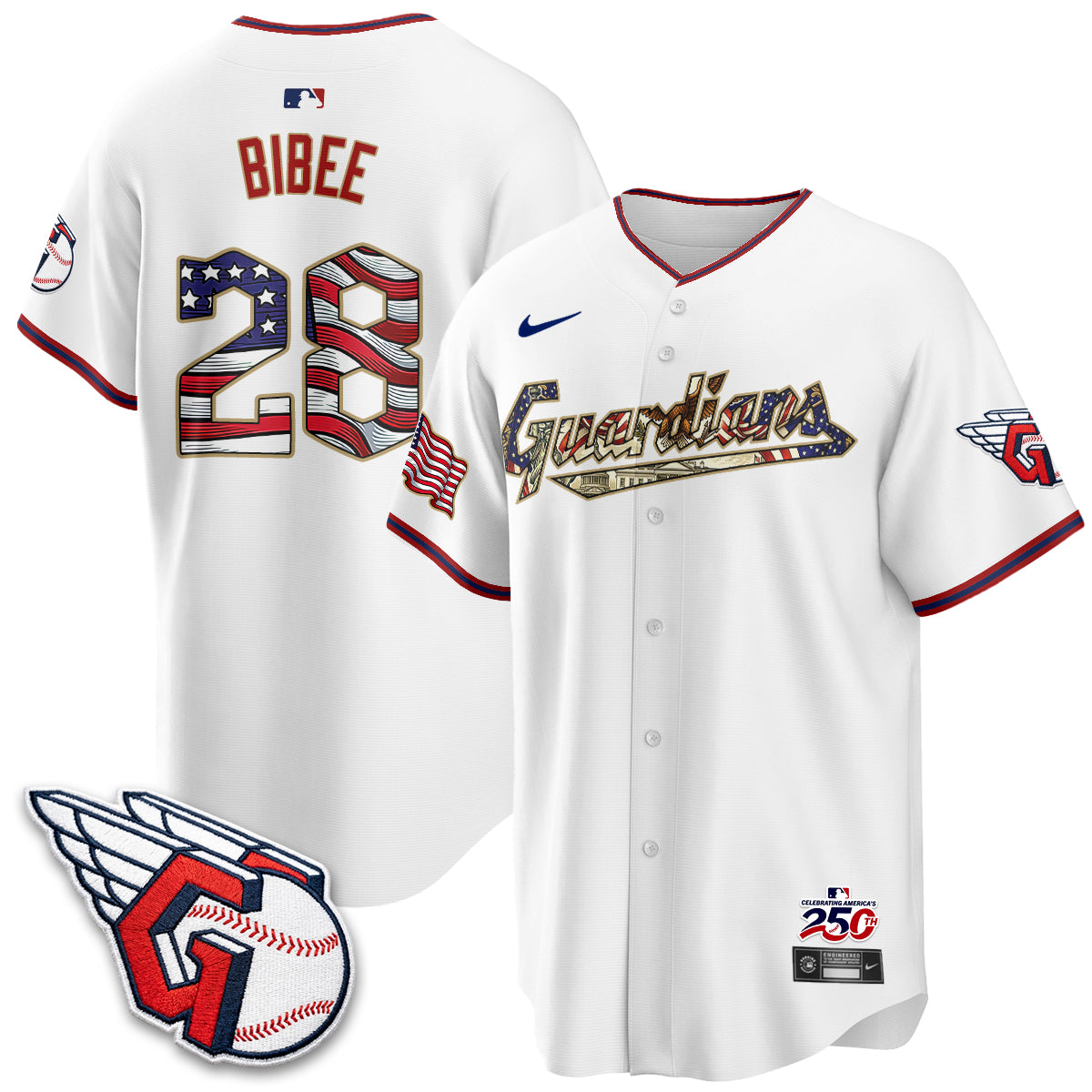 CLE 2026 Independence Day USA Vapor Jersey - Stitched-DTD