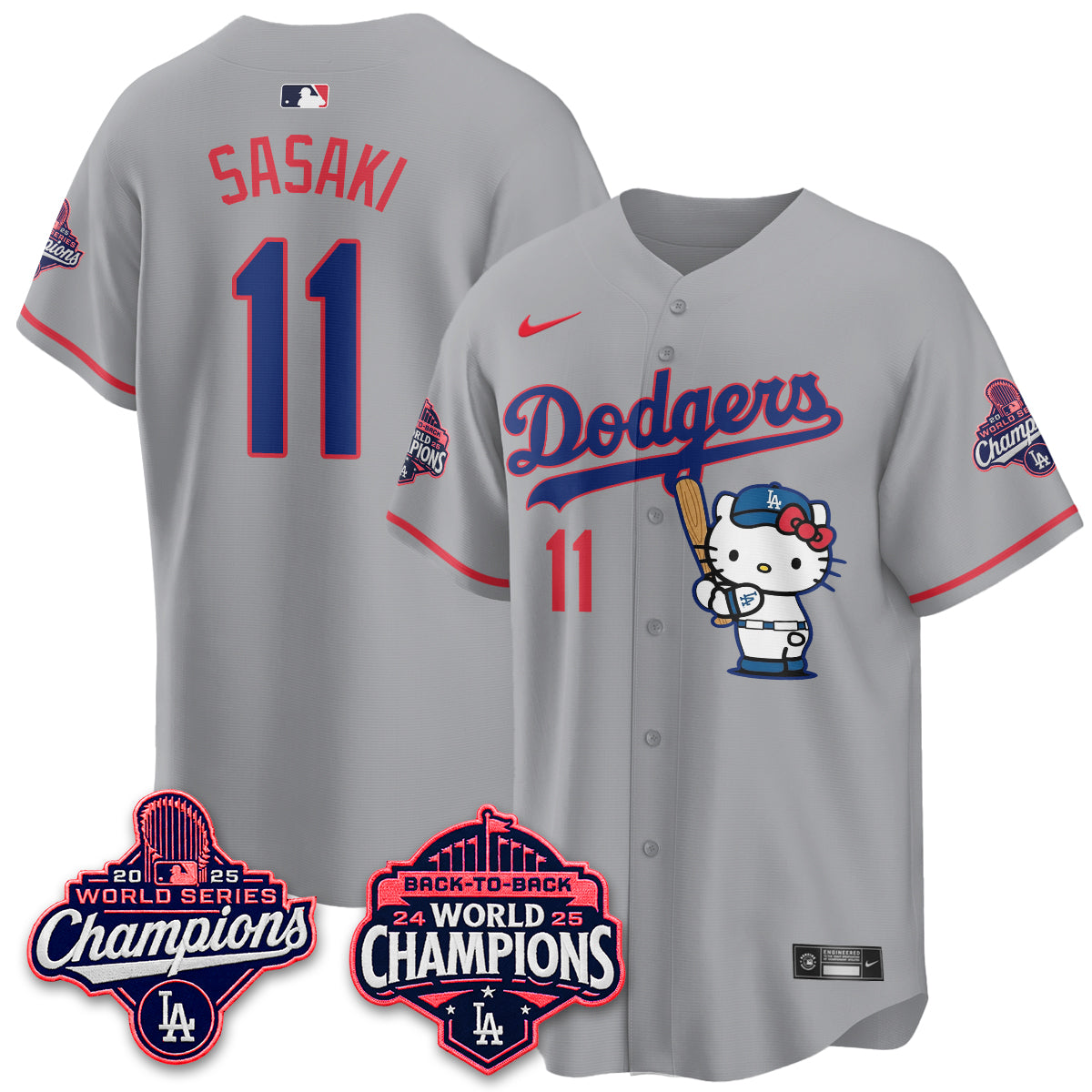 LAD x Hello Kitty Night 2026 Vapor Jersey - All Stitched-DTD