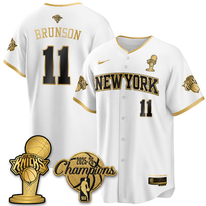 NYK 2026 NBA Champions Vapor Jersey - Stitched-DTD
