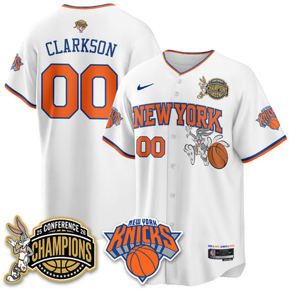 NYK 2026 NBA Finals x Bunny Vapor Jersey V2- Stitched-DTD