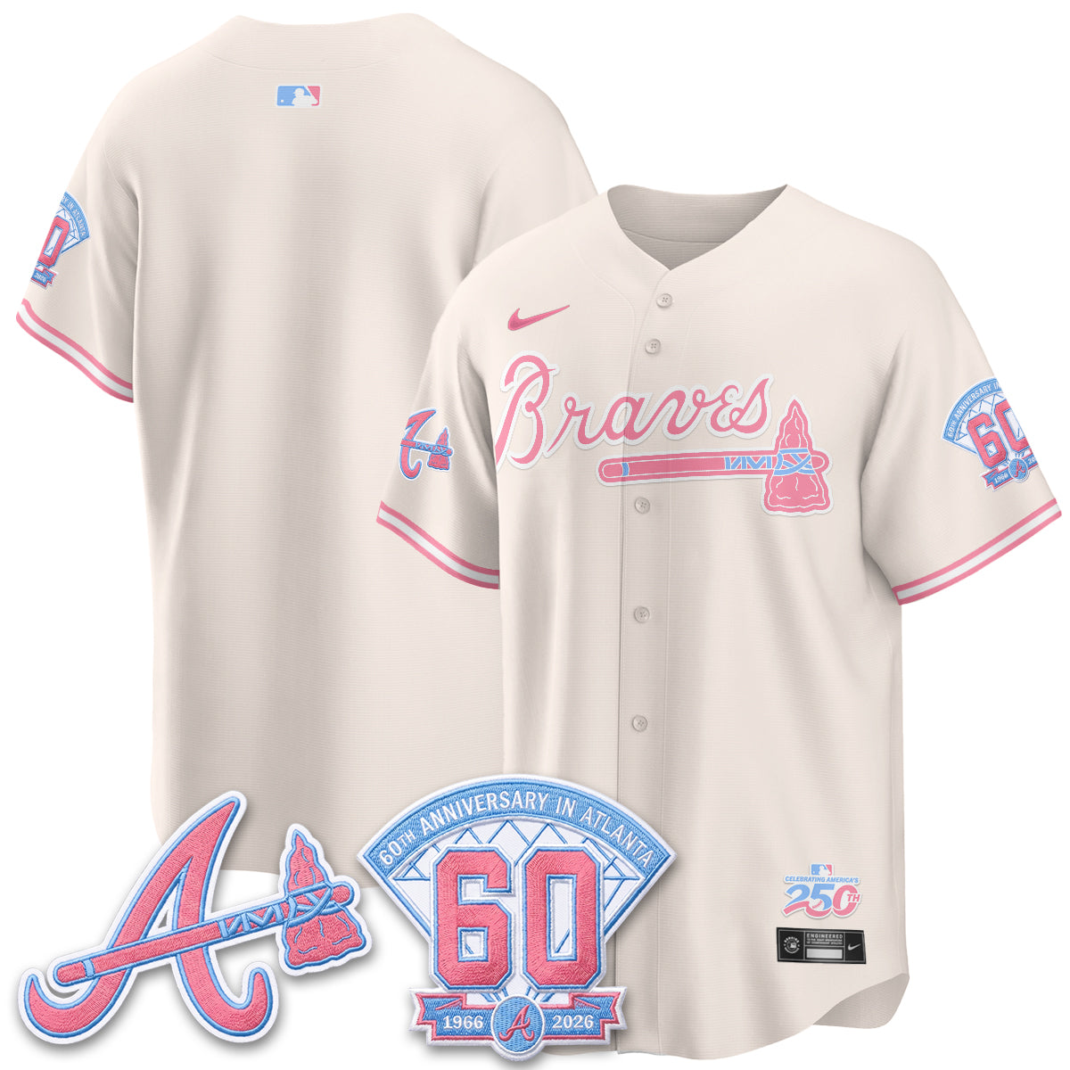 ATL x Bubblegum Vapor Jersey - Stitched-DTD