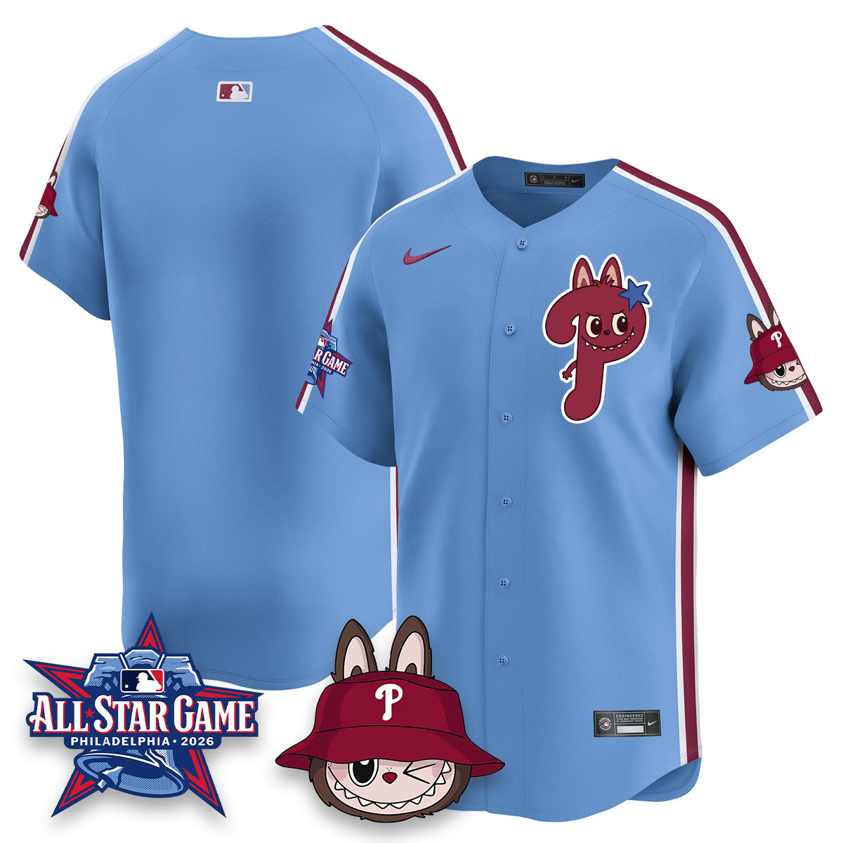 PHI Fanged Rabbit Doll  Vapor Limited Jersey - Stitched-NQD