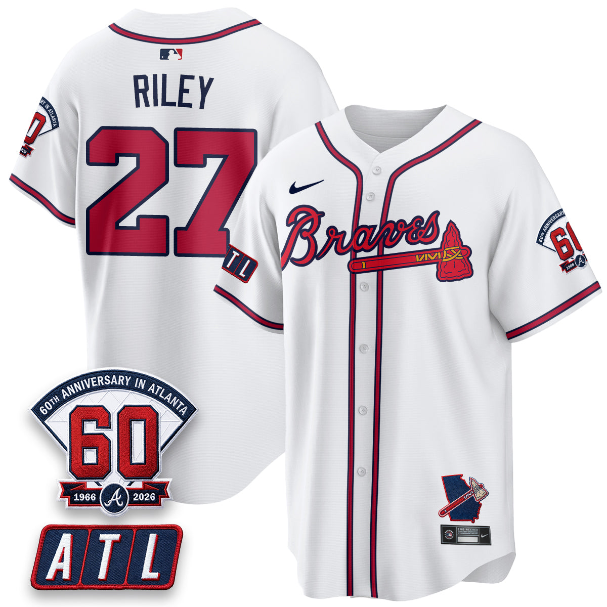 ATL 2026 60th Anniversary Vapor Limited Jersey - All Stitched-DTD