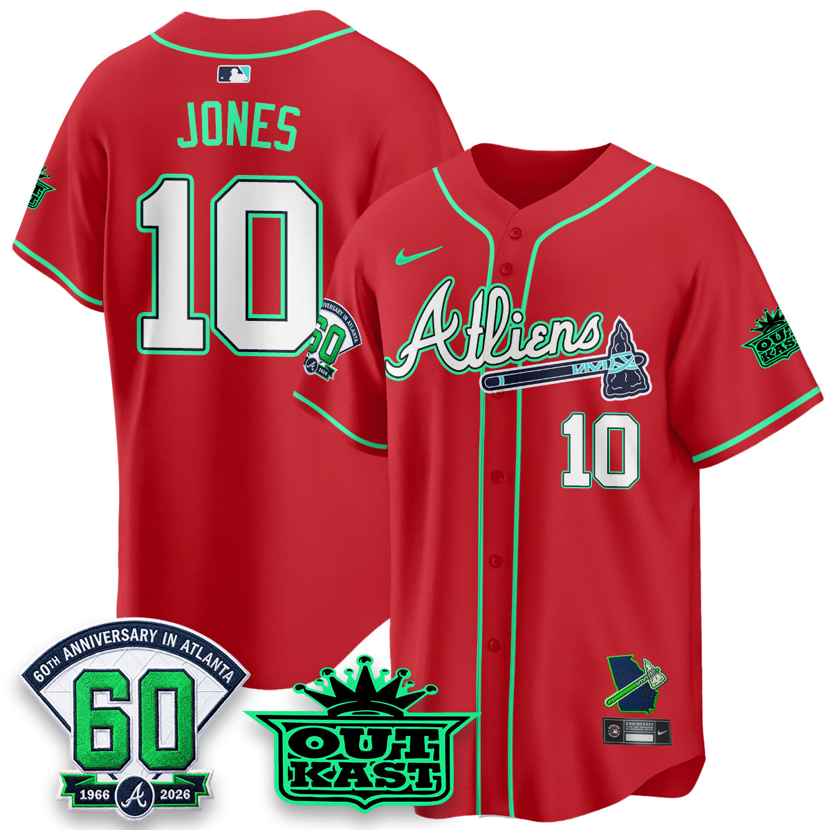 ATL x Atliens Cool Base Galaxy Version Jersey - Stitched-DTD