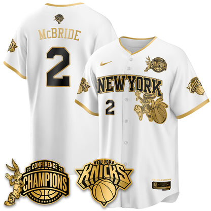 NYK 2026 NBA Finals x Bunny Vapor Jersey V2- Stitched-DTD